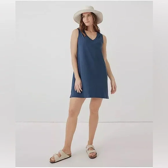 Pact | Dresses | Pact Womens Organic Cotton Softspun Aline Tank Dress |  Poshmark